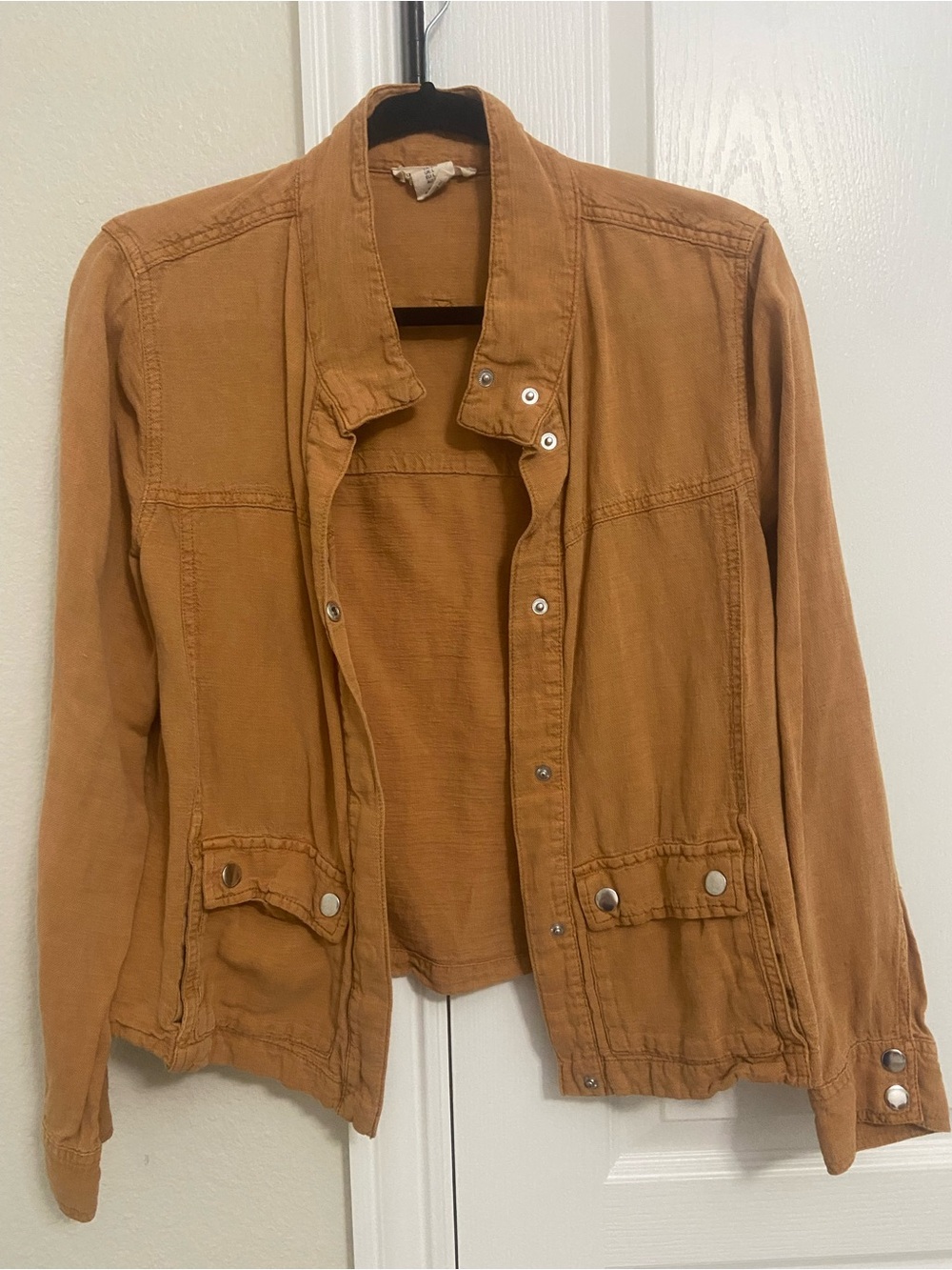 Christian Siriano Rust-Toned Utility Jacket size large